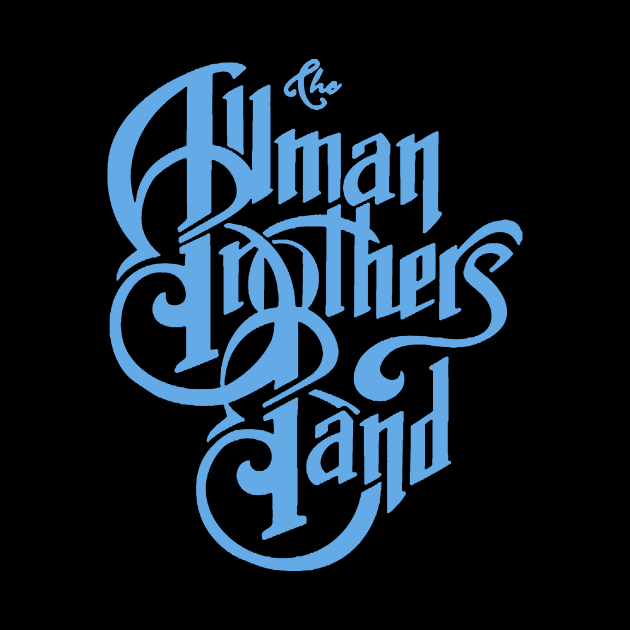 Vintage Retro Allman Brothers Logo 70's by robotbasecamp