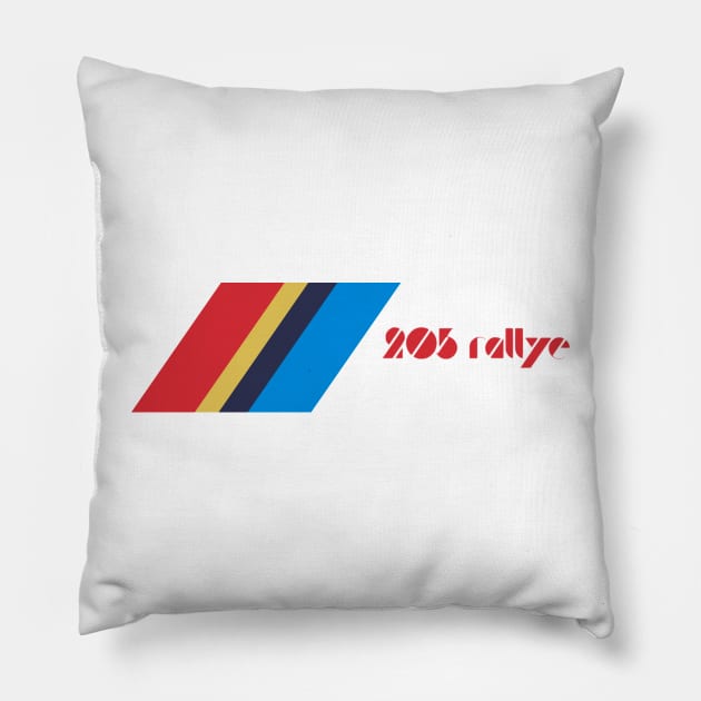 205 Rallye Pillow by bobdijkers