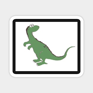 Green dino Magnet