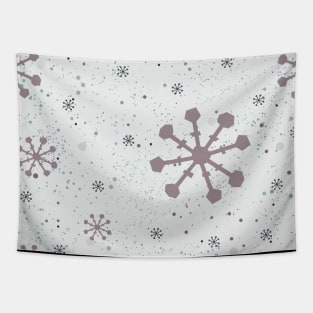 Snowflake Pattern Tapestry