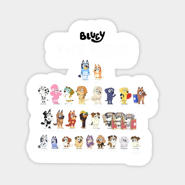 bluey children character Magnet by ExpresYourself