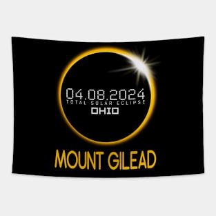 MOUNT GILEAD Ohio Total Solar Eclipse April 8 2024 Ohio Tapestry