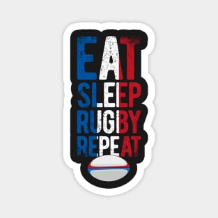 Eat sleep rugby repeat france rugby Magnet