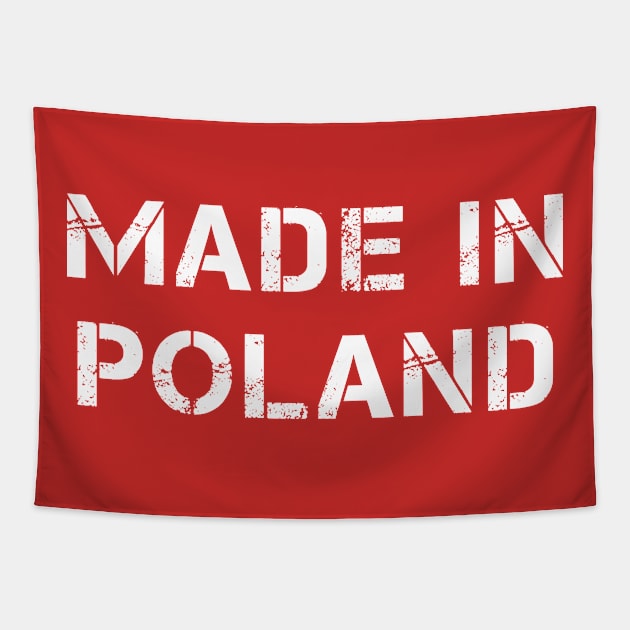 Made in Poland Text Tapestry by PallKris