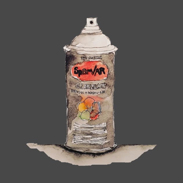 Funny spray can by Gerrit Koenig