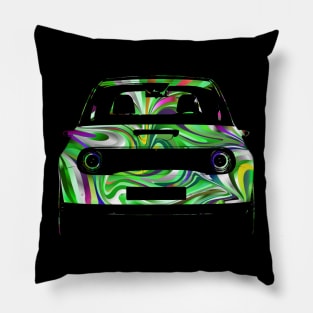 E car e vehicle abrstact colorus Pillow