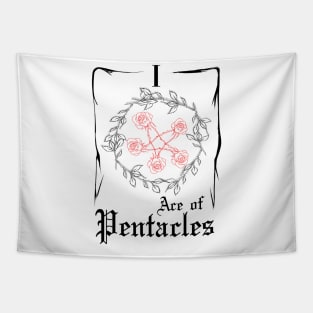 Ace of Pentacles (w) Tapestry