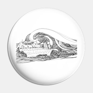 SS America Shipwreck Drawing Pin