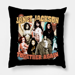 Janet Jackson Vintage Tour Concert Pillow