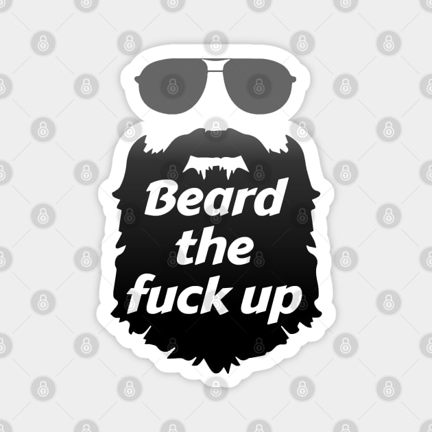 Black Beard Magnet by GreenGuyTeesStore