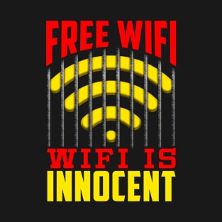 Free Wifi Funny Wireless T-Shirt