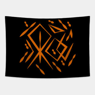 Magic runes  Mystical geometry sign  Alchemy mystical symbol Tapestry