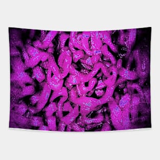 Scary Pink Ramen Tapestry