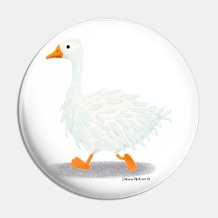 Sebastopol Goose Pin