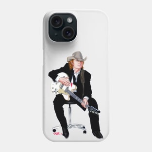 Dwight Yoakam - An illustration by Paul Cemmick Phone Case