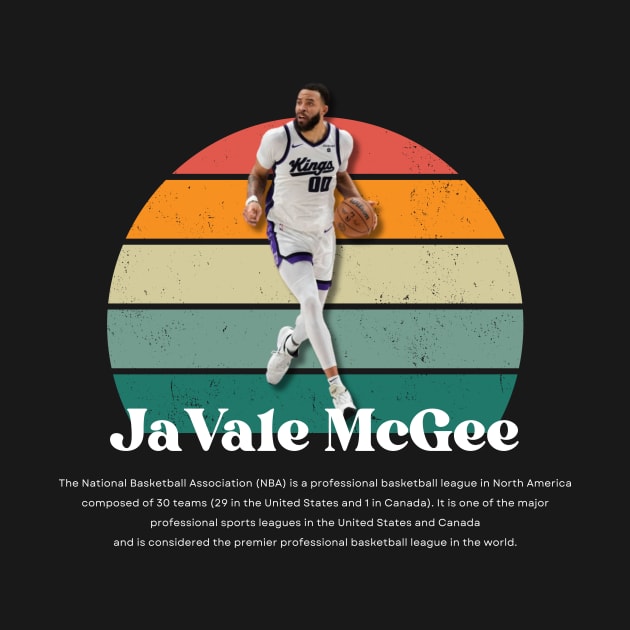 JaVale McGee Vintage V1 by Gojes Art