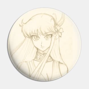 saori the athena goddess sketch Pin