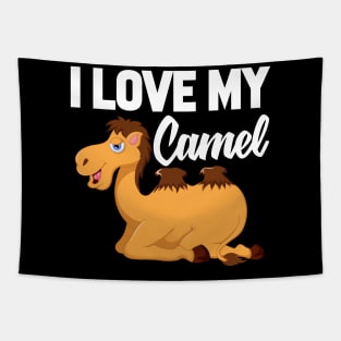 I Love My Camel Tapestry