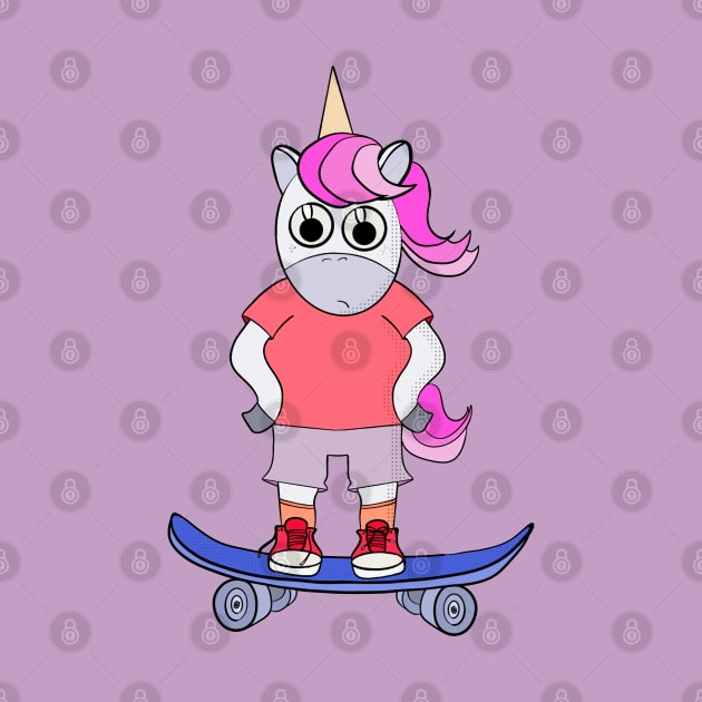 Unicorn skateboard by DiegoCarvalho