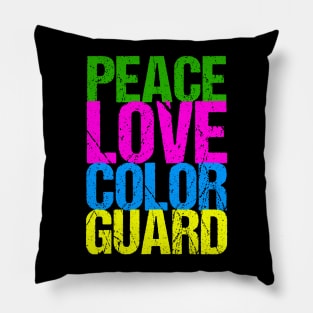 Peace Love Color Guard Pillow