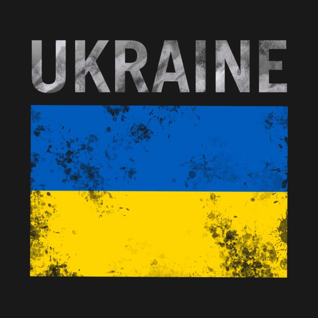 UKRAINE FLAG by DEMON LIMBS