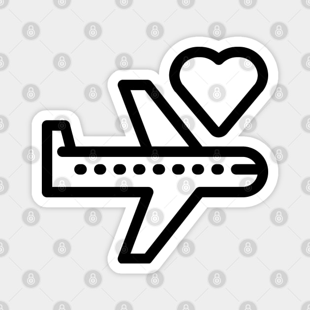 Airplane Lover (Aviation) Magnet by Jetmike