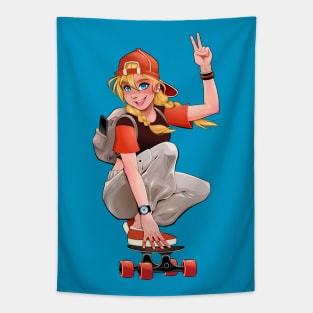 Skater Girl Tapestry