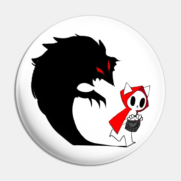 Little Red Ridding Hood car and the wolf Pin by Sierine