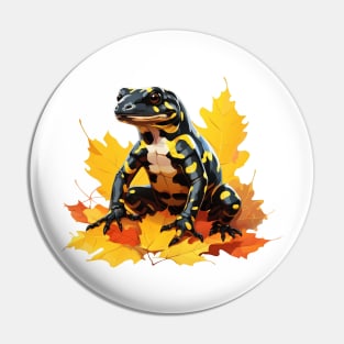 Fire Salamander Pin