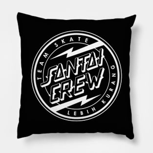 Santai Crew White Pillow