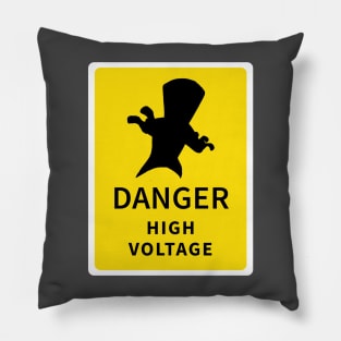 Danger High Voltage - Buzzshock Pillow