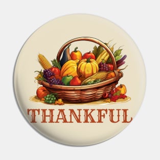 Thankful Basket Pin