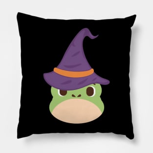 Cute wizard Frog Pillow