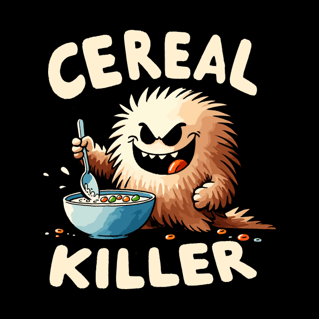 Cereal Killer Monster by DoodleDashDesigns