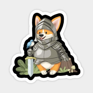 Corgi knight Magnet