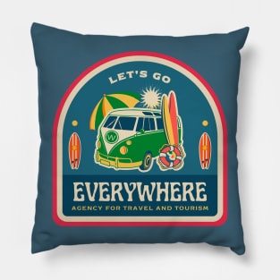 Let's go everywhere Pillow