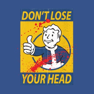 Vault Boy Blood Poster T-Shirt