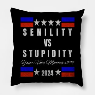 Senility versus Stupidity: 2024 Election Pillow