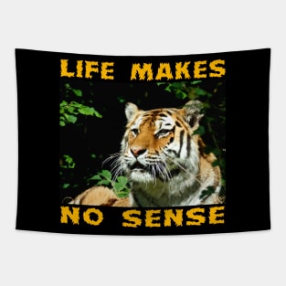 VERY COOL TIGER Inspirational Quote About Life THIS WILL BRING YOU UNIVERSAL  POWER Tapestry