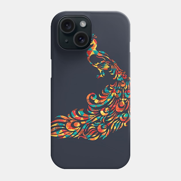 Peacock Beauty Abstract Phone Case by i2studio