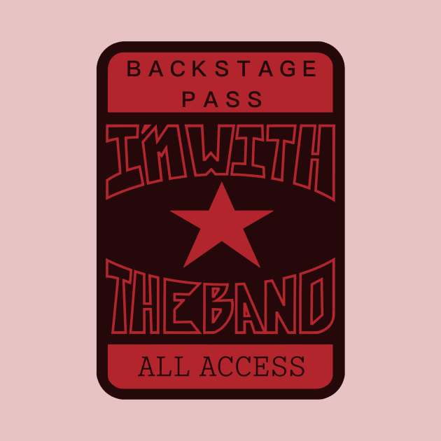 All Access Backstage Pass by Heavy Metal Meow