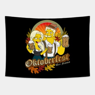 Oktoberfest Beer Festival Tapestry