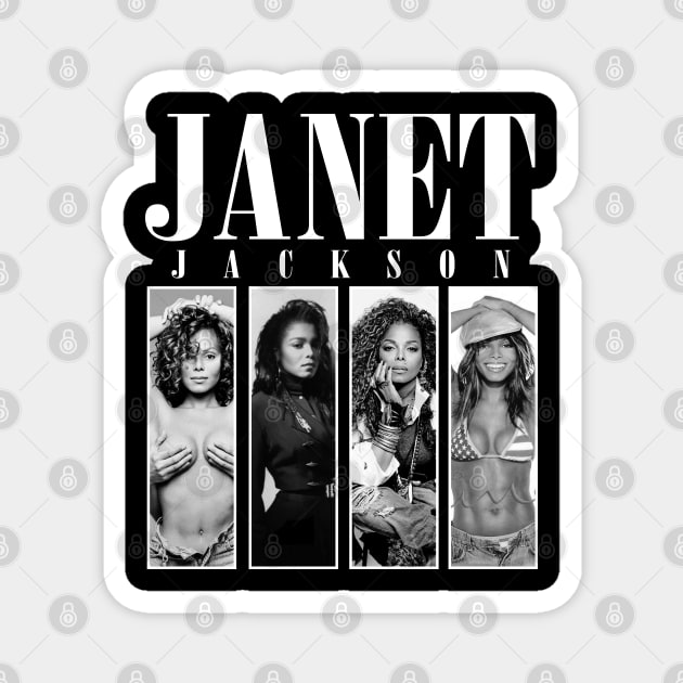 Janet Jackson Vintage Tour Concert Magnet by Evergreen Daily