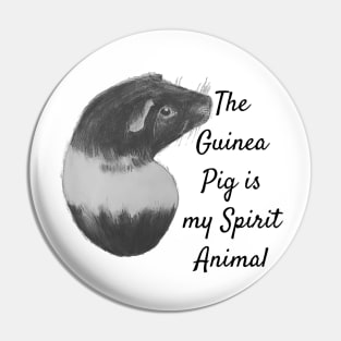 Guinea Pig Spirit Animal Pin