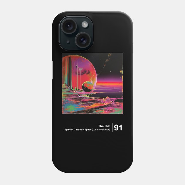 The Orb / Minimal Style Sci-Fi Graphic Artwork Phone Case by saudade