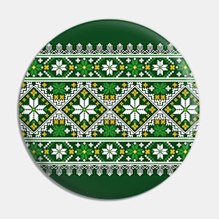 Modern beautiful green floral pattern Pin