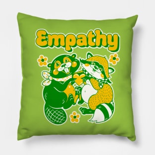 empathy - yellow/green/white Pillow