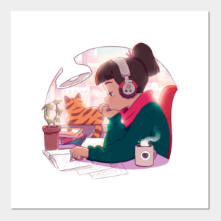 Lofi Hiphop Posters And Art Prints Teepublic Uk