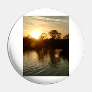 Abberton sunset Pin