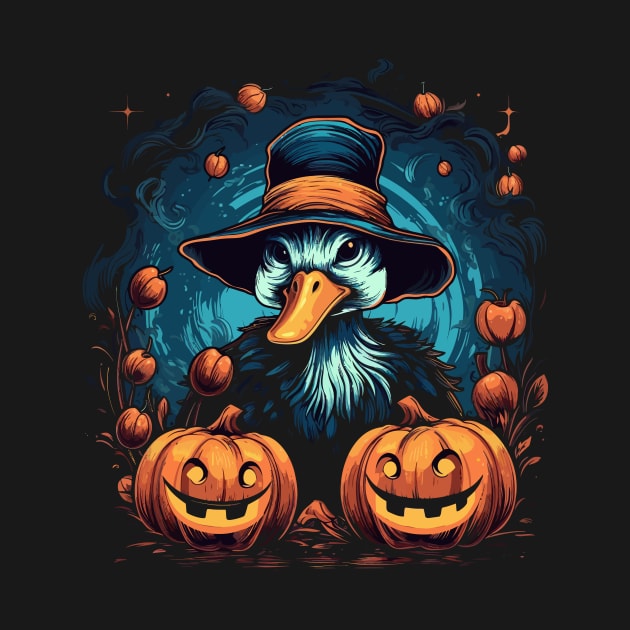 Mandarin Duck Halloween by JH Mart